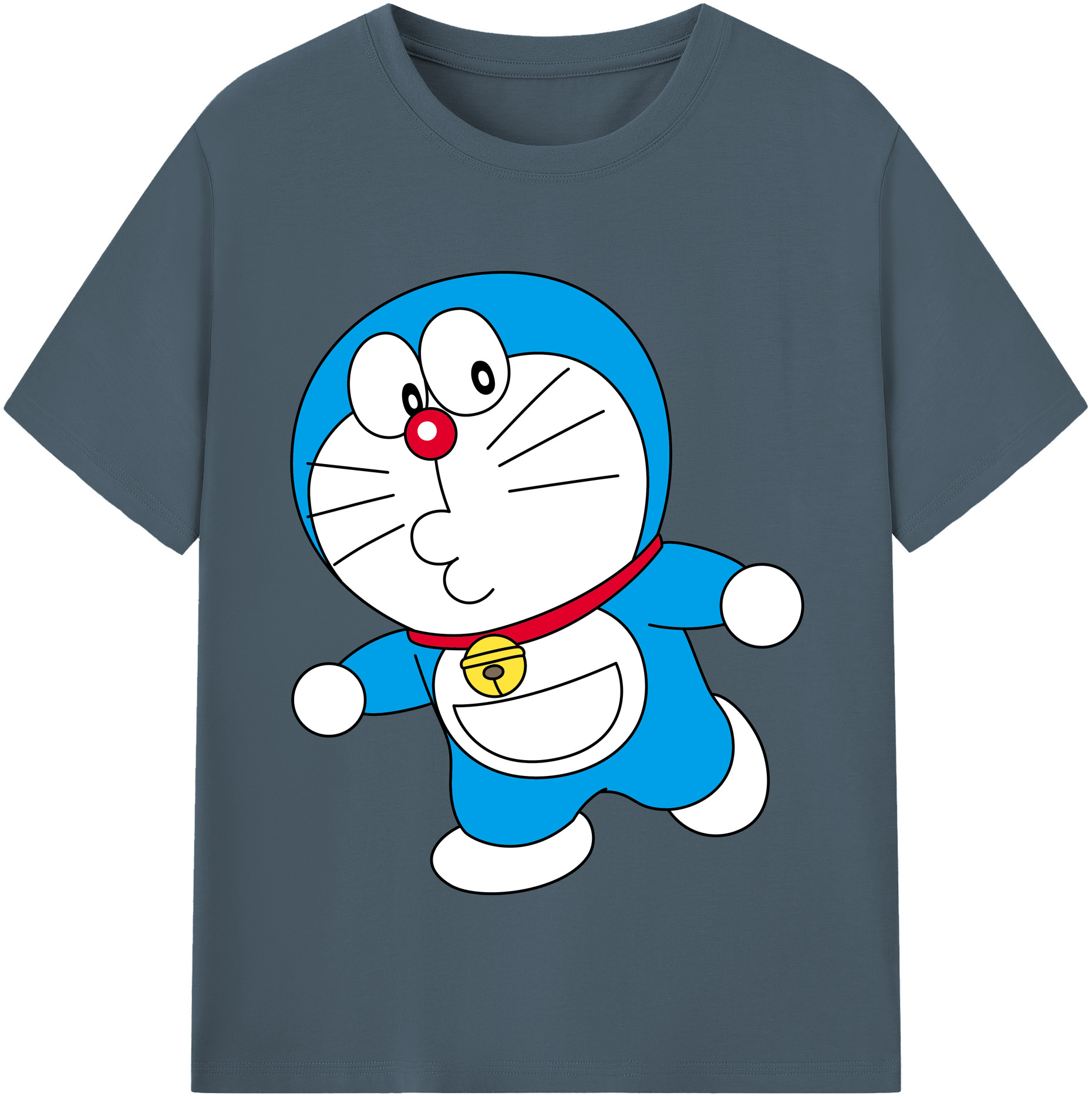 （画像用） ドラえもん Doraemon 綿100％半袖Tシャツ（フロントプリント）